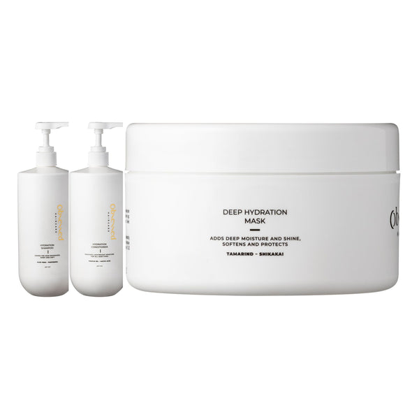 Obsessed Haircare Hydration Trio 1000ml + 1000ml + 500ml